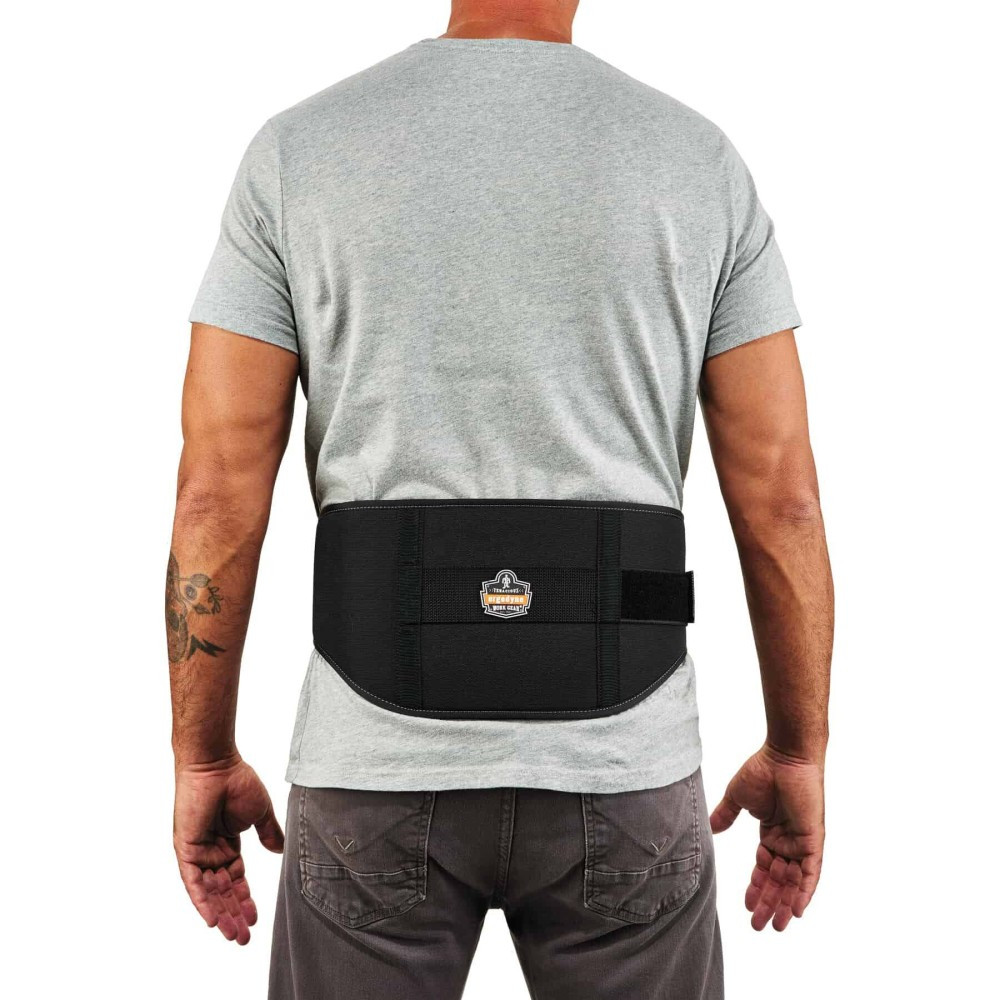 ERGODYNE CORPORATION 11474 Ergodyne ProFlex 1500 Weight Lifters-Style Back Support Brace, X-Large, Black