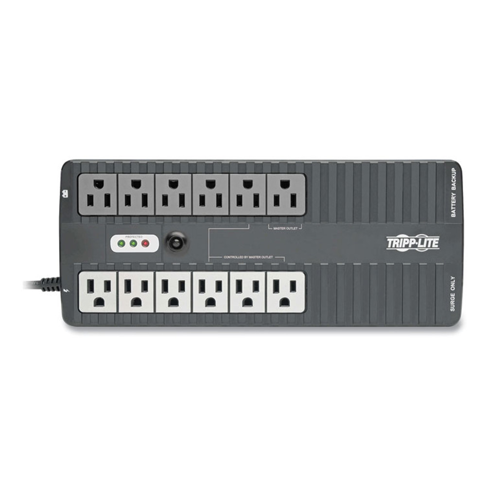 EATON CORPORATION Tripp Lite by ECO750UPS ECO Series Energy-Saving Standby UPS with USB, 12 Outlets, 750 VA, 420 J