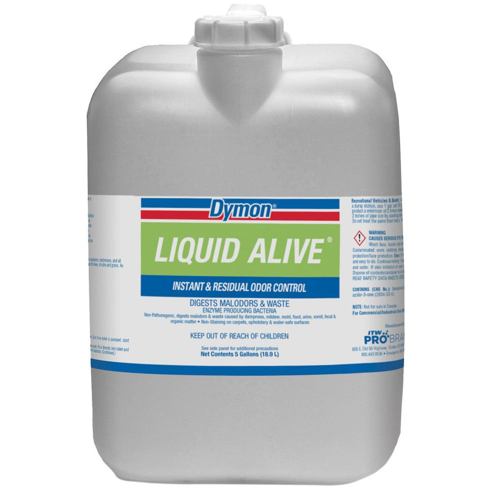 Dymon 33605 Air Fresheners; Freshener Type: Deodorizer ; Form: Liquid; Liquid Concentrate ; Container Type: Pail ; Dispensing Method: Drip; Pour ; Container Size: 5 gal ; Scent: Neutral