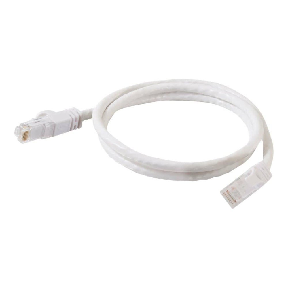 LASTAR INC. 27169 C2G 150ft Cat6 Snagless Unshielded (UTP) Ethernet Cable - Cat6 Network Patch Cable - PoE - White - Patch cable - RJ-45 (M) to RJ-45 (M) - 150 ft - CAT 6 - molded, snagless, stranded - white