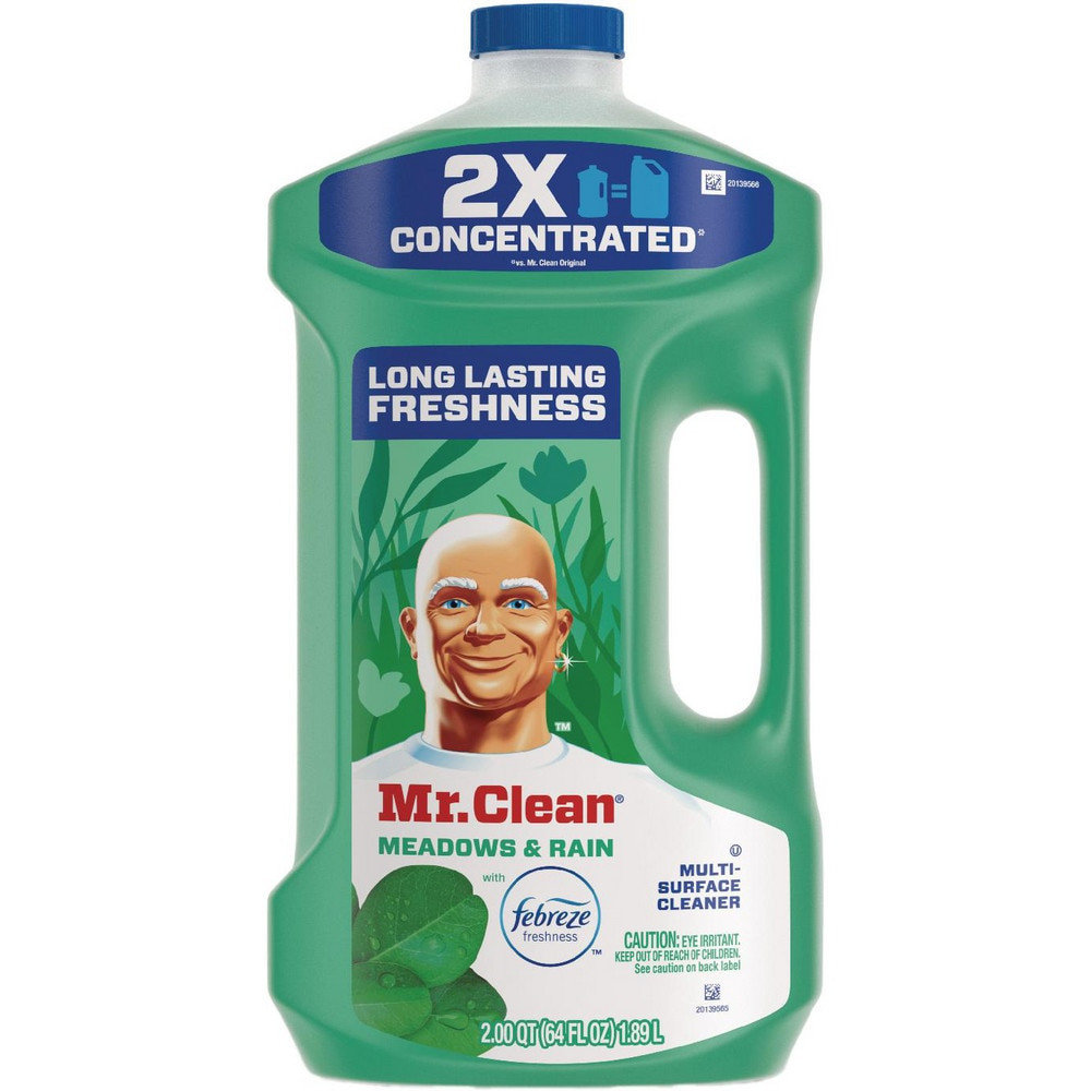 Mr. Clean PGC10725 All-Purpose Cleaners & Degreasers; Product Type: All-Purpose Cleaner ; Form: Liquid ; Container Type: Bottle ; Container Size: 64 oz ; Scent: Meadows & Rain