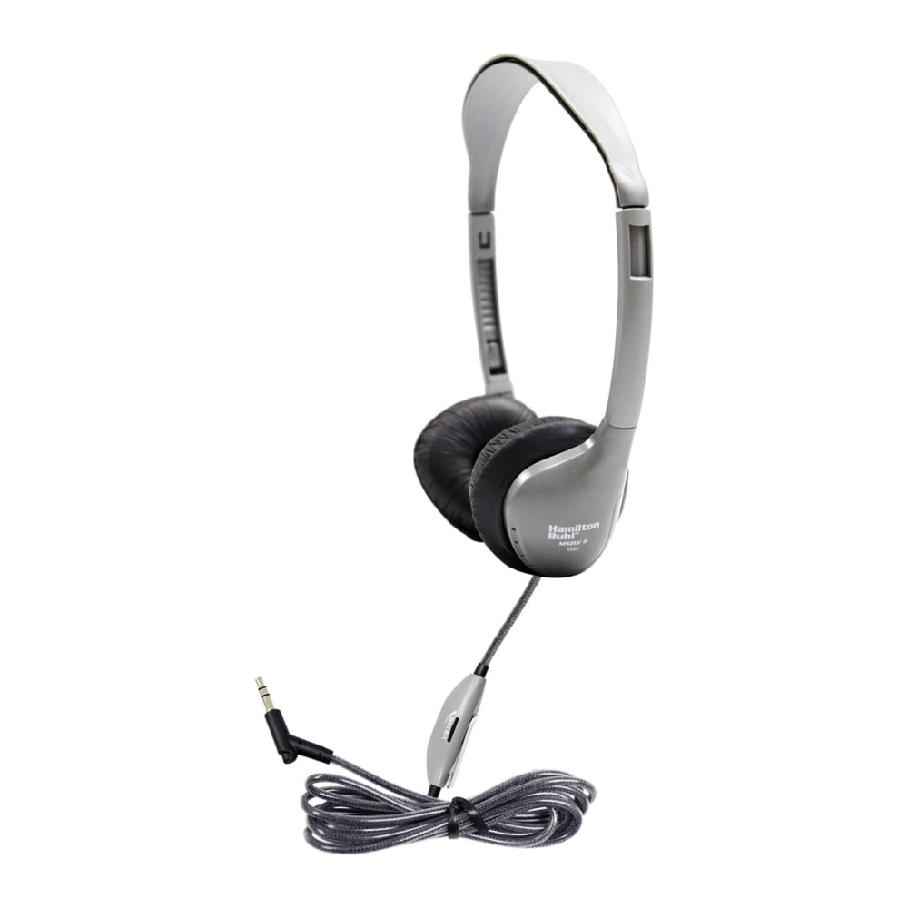 HamiltonBuhl HECMS2LV  MS2LV On-Ear Headphones, Gray