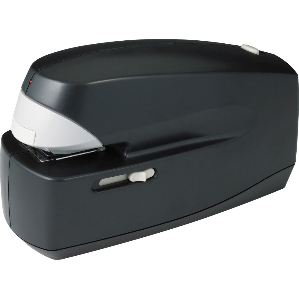 SP RICHARDS Business Source 62829  25-Sheet Capacity Electric Stapler - 25 Sheets Capacity - 210 Staple Capacity - Full Strip - 1/4in Staple Size - 1 Each - Black