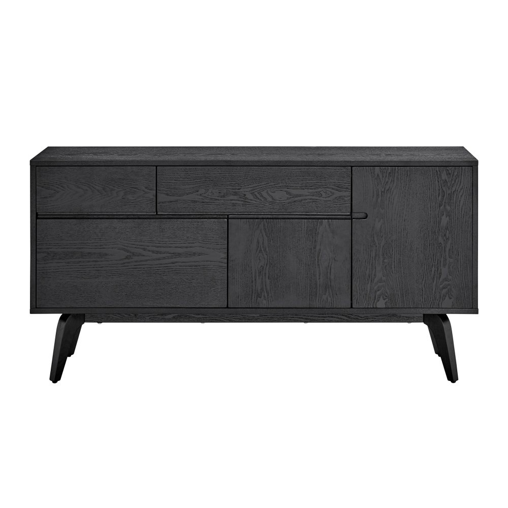 EURO STYLE, INC. Eurostyle 38936-BLK  Lawrence 59inW Sideboard, Matte Black