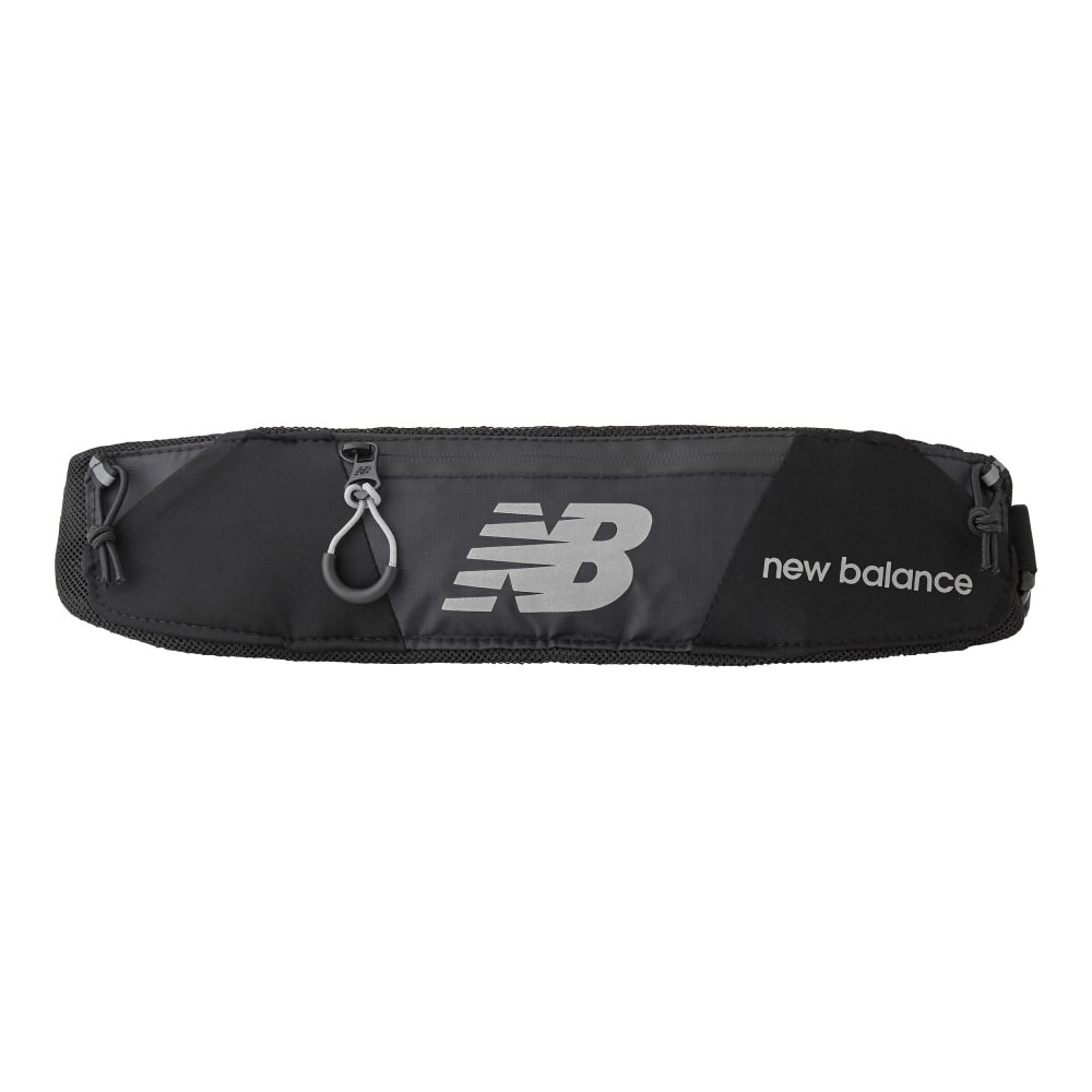 USPA ACCESSORIES LLC New Balance LAB13136-001  Running Accessory Belt, 3-3/4in x 17-5/16in, Black