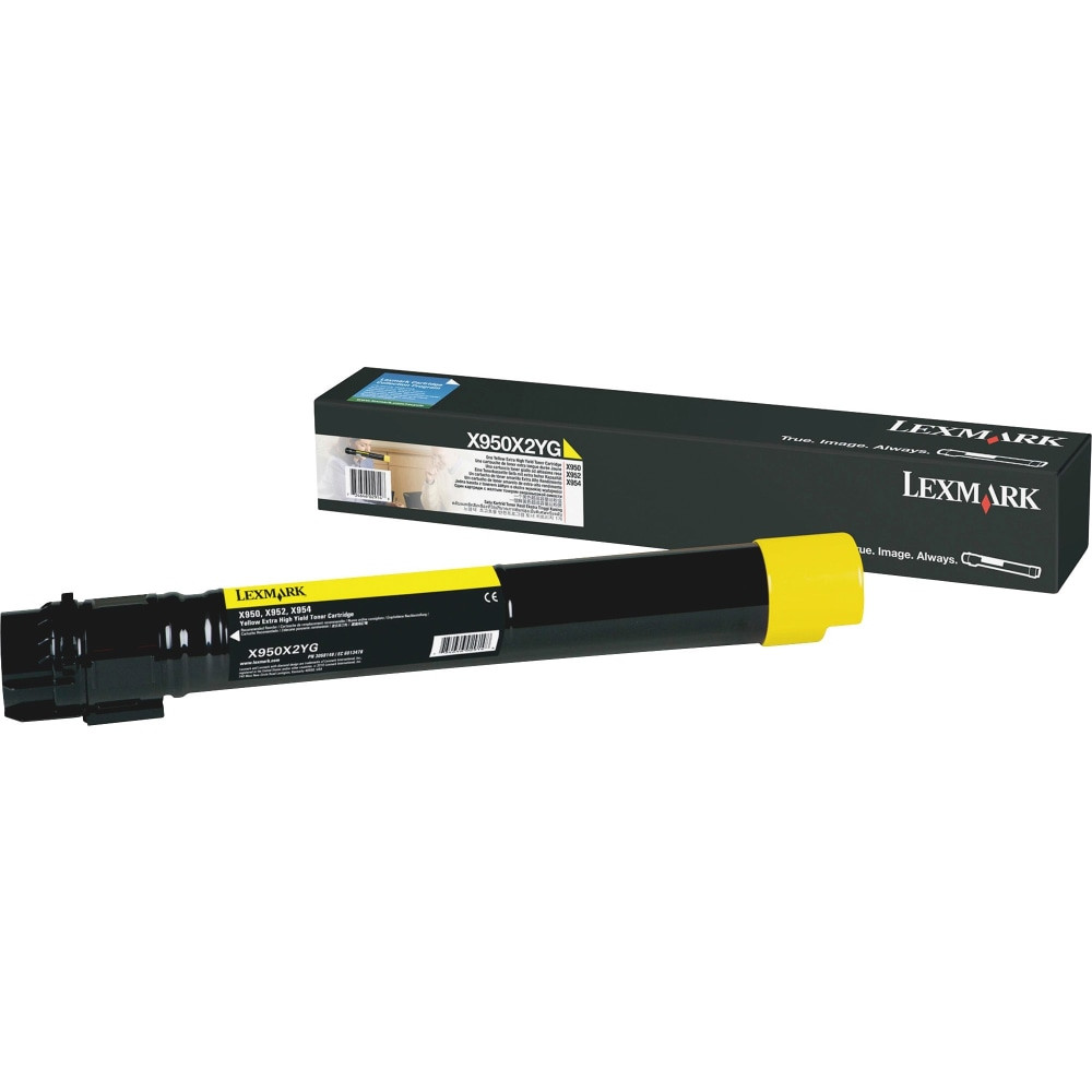 LEXMARK INTERNATIONAL, INC. X950X2YG Lexmark X950 Yellow High Yield Toner Cartridge