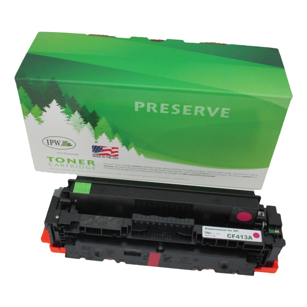 IMAGE PROJECTIONS WEST, INC. IPW Preserve 545-A13-ODP  Remanufactured Magenta Toner Cartridge Replacement For HP 410A, CF413A, 545-A13-ODP