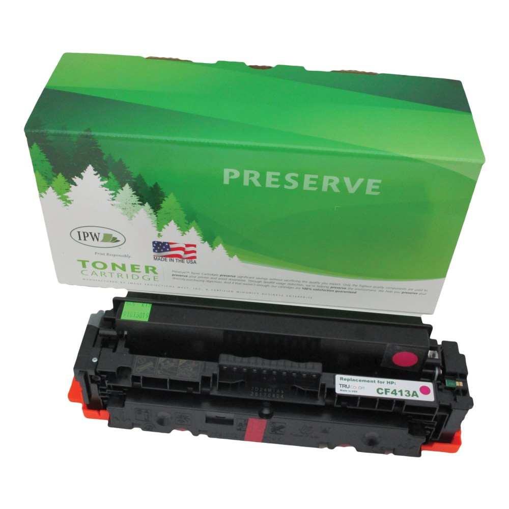 IMAGE PROJECTIONS WEST, INC. 545-A13-ODP IPW Preserve Remanufactured Magenta Toner Cartridge Replacement For HP 410A, CF413A, 545-A13-ODP