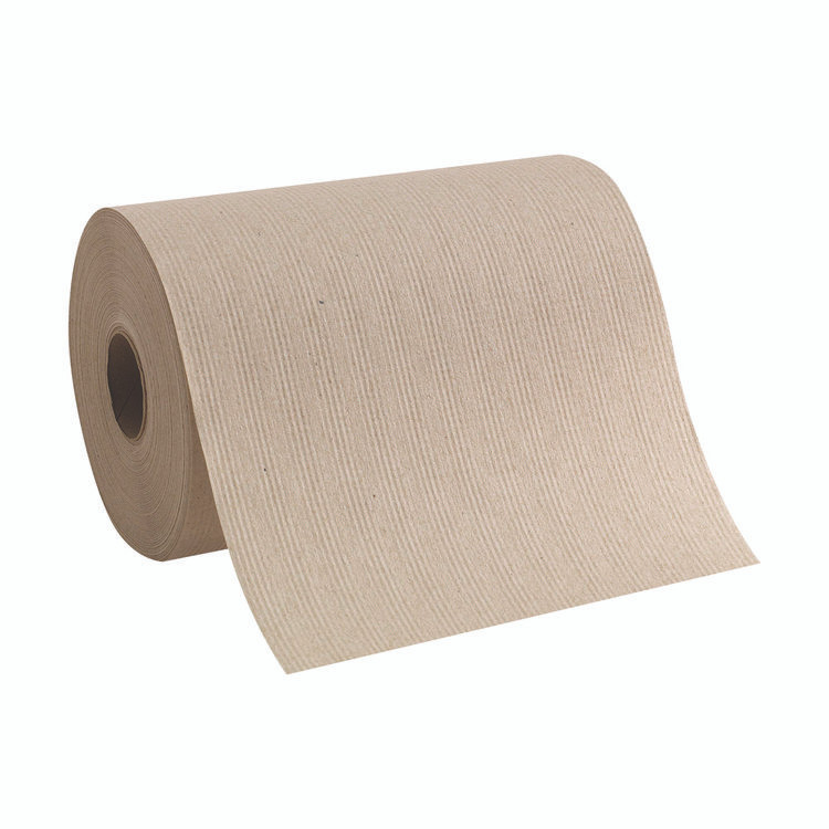 GEORGIA PACIFIC Professional 26401 Pacific Blue Basic Recycled Paper Towel Roll, 1-Ply, 7.88 x 350 ft, Brown, 12 Rolls/Carton
