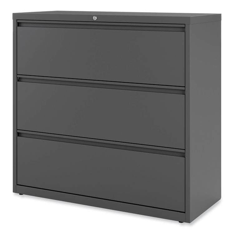 ALERA HLF4241CC Lateral File, 3 Legal/Letter/A4/A5-Size File Drawers, Charcoal, 42" x 18.63" x 40.25"