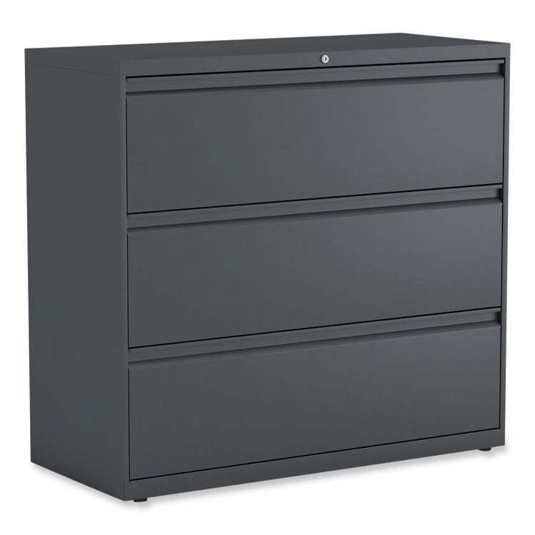 ALERA HLF4241CC Lateral File, 3 Legal/Letter/A4/A5-Size File Drawers, Charcoal, 42" x 18.63" x 40.25"