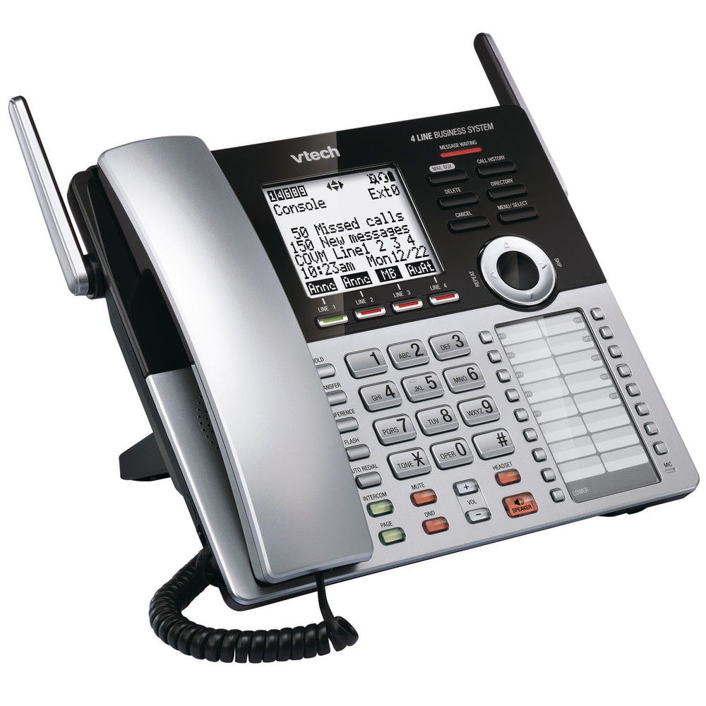 VTECH HOLDINGS LTD VTech CM18445  DECT 6.0 Expandable Corded Small Business Phone System Main Console, CM18445