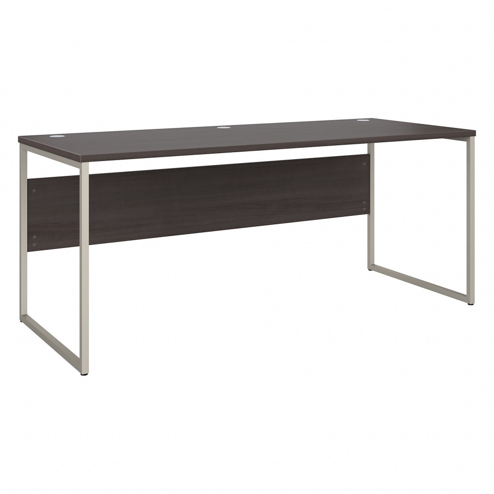 BUSH INDUSTRIES INC. HYD373SG Bush Business Furniture Hybrid 72inW x 30inD Computer Table Desk With Metal Legs, Storm Gray, Standard Delivery