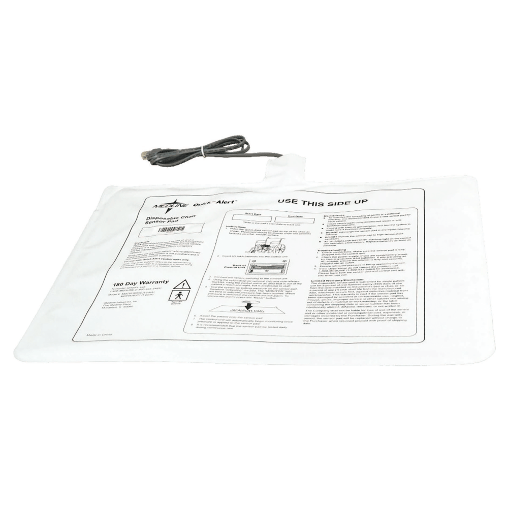 MEDLINE INDUSTRIES, INC. MDT9130B5 Medline Alarm Sensor Mats, For Bed, 30 Day, Case Of 5