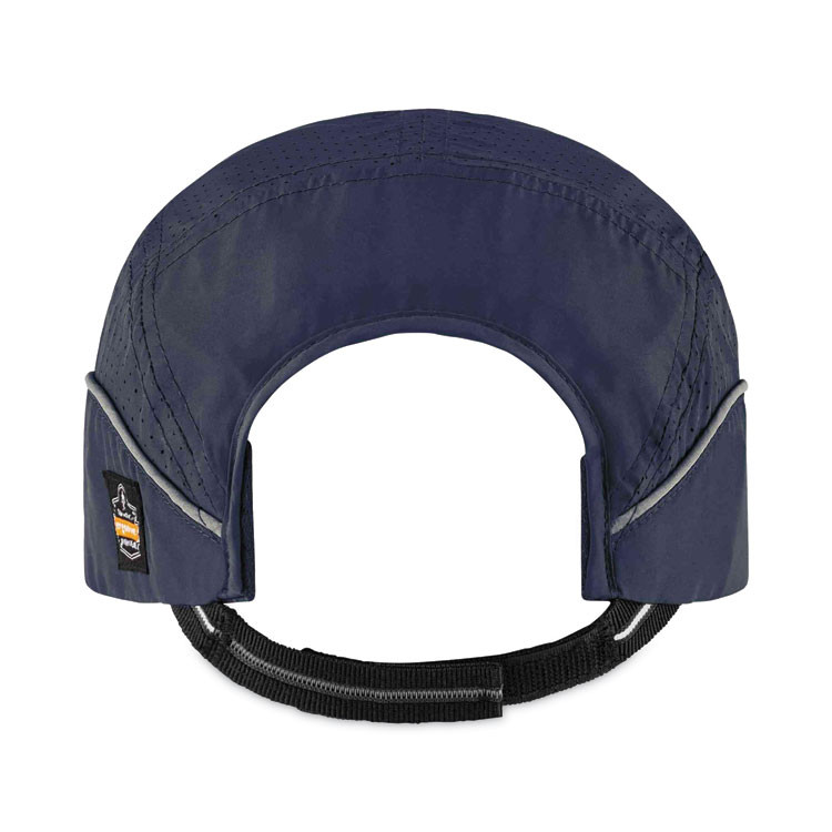 TENACIOUS HOLDINGS, INC. ergodyne® 23339 Skullerz 8965 Lightweight Bump Cap Hat with LED Lighting, Long Brim, Navy