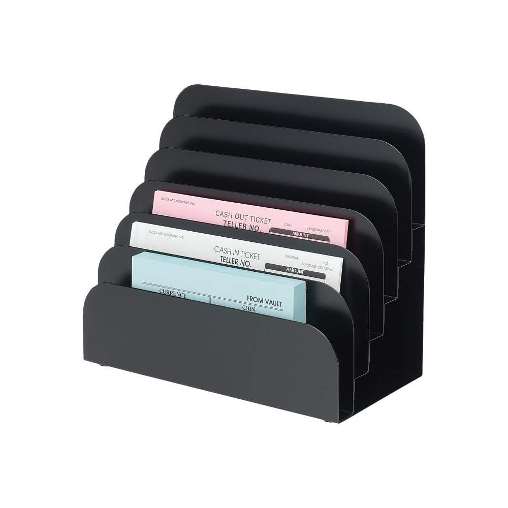 CONTROL, INC. 500075 Control Group Form Separator, 6 Compartments, Black
