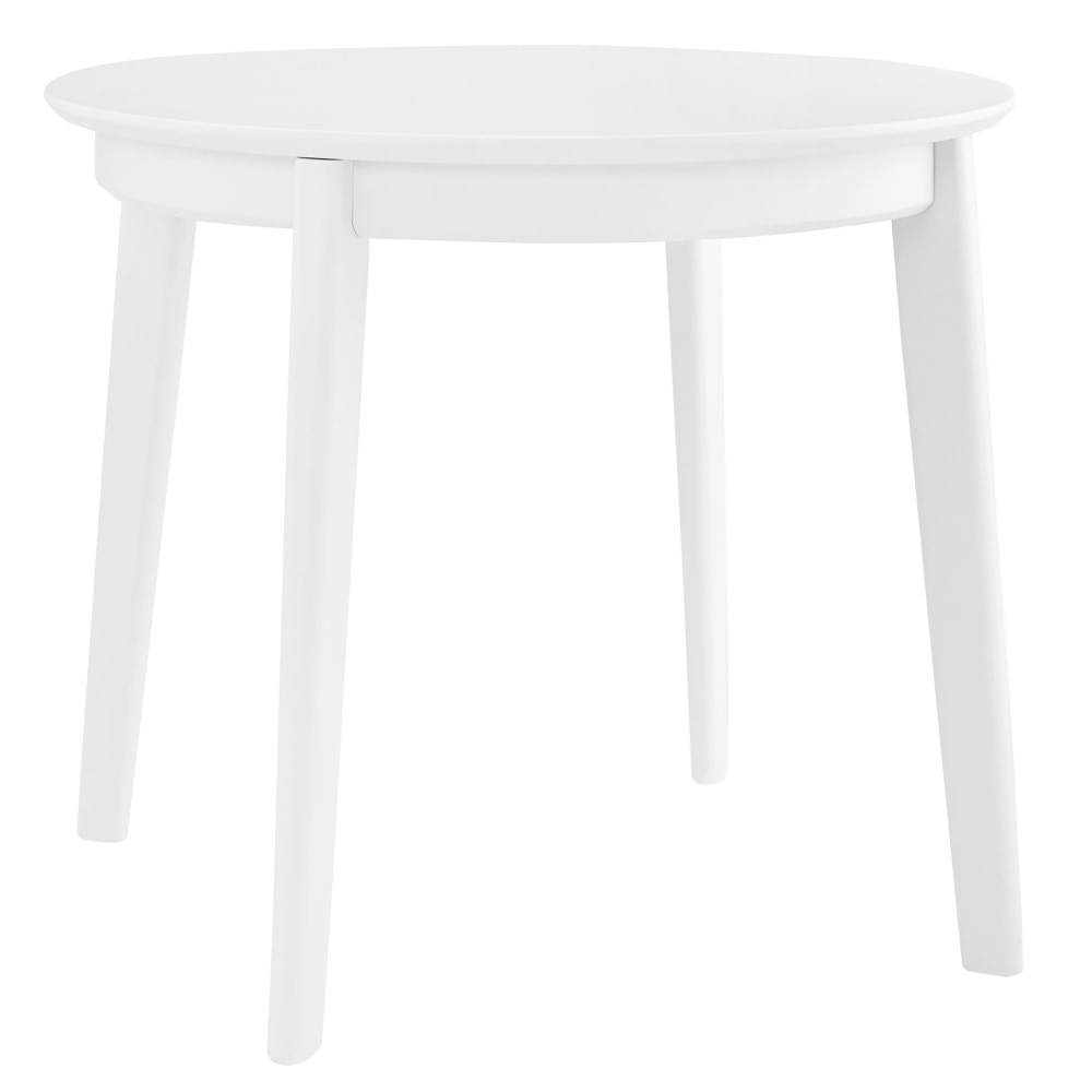 EURO STYLE, INC. 39098MTWHT Eurostyle Atle Dining Table, 30-1/8inH x 35-4/5inW x 35-4/5inD, White