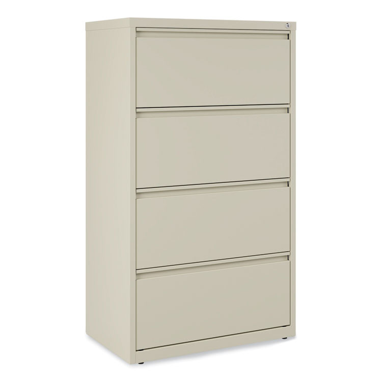 ALERA HLF3054PY Lateral File, 4 Legal/Letter-Size File Drawers, Putty, 30" x 18.63" x 52.5"
