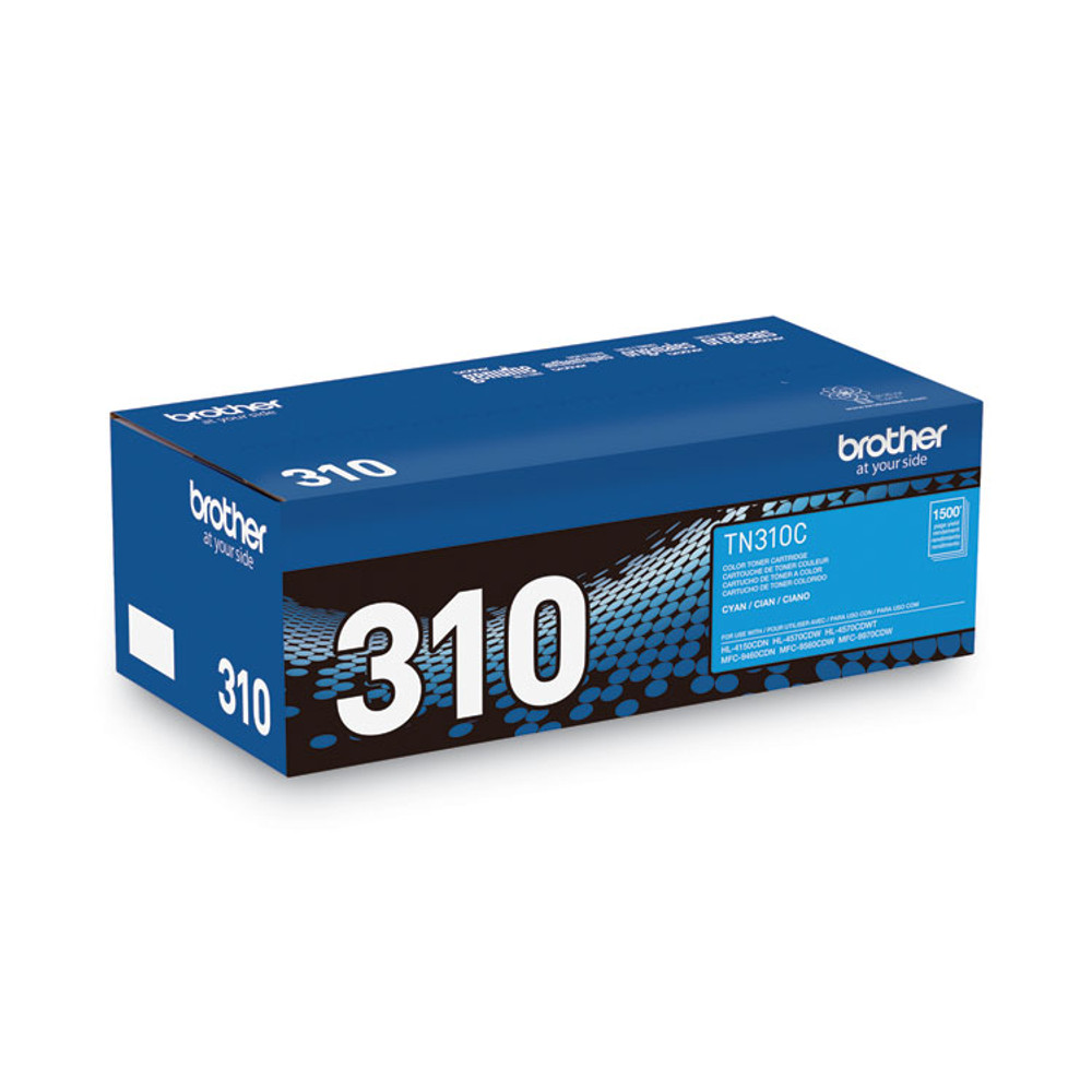 BROTHER INTL. CORP. TN310C TN310C Toner, 1,500 Page-Yield, Cyan