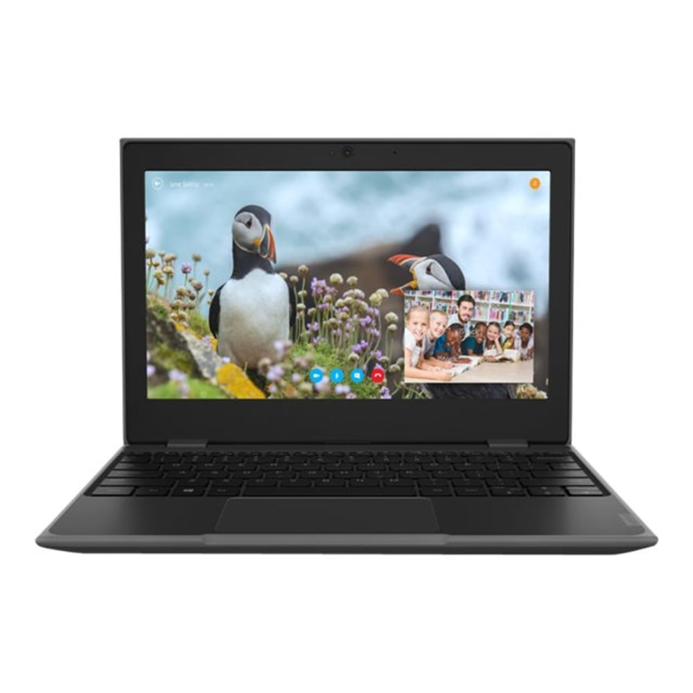 LENOVO, INC. Lenovo 81M80063US  100e Windows 2nd Gen 81M80063US 11.6in Netbook - HD - 1366 x 768 - Intel Celeron N4020 Dual-core 1.10 GHz - 4 GB RAM - 64 GB Flash Memory - Gray - Windows 10 Pro - Intel UHD Graphics 600 - Twisted nematic (TN)