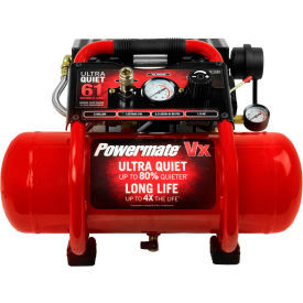 Mat Industries Llc Powermate 2 Gallon 125 PSI 1 HP Ultra Quiet Oil Free