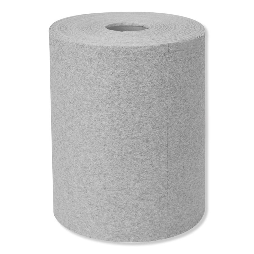 SCA TISSUE Tork® 520337 Industrial Cleaning Cloths, 1-Ply, 12.6 x 10, Gray, 500 Wipes/Roll