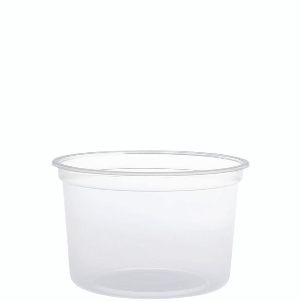 DART MN160100 MicroGourmet Food Container, 16 oz, Translucent, Plastic, 50/Pack, 10 Packs/Carton