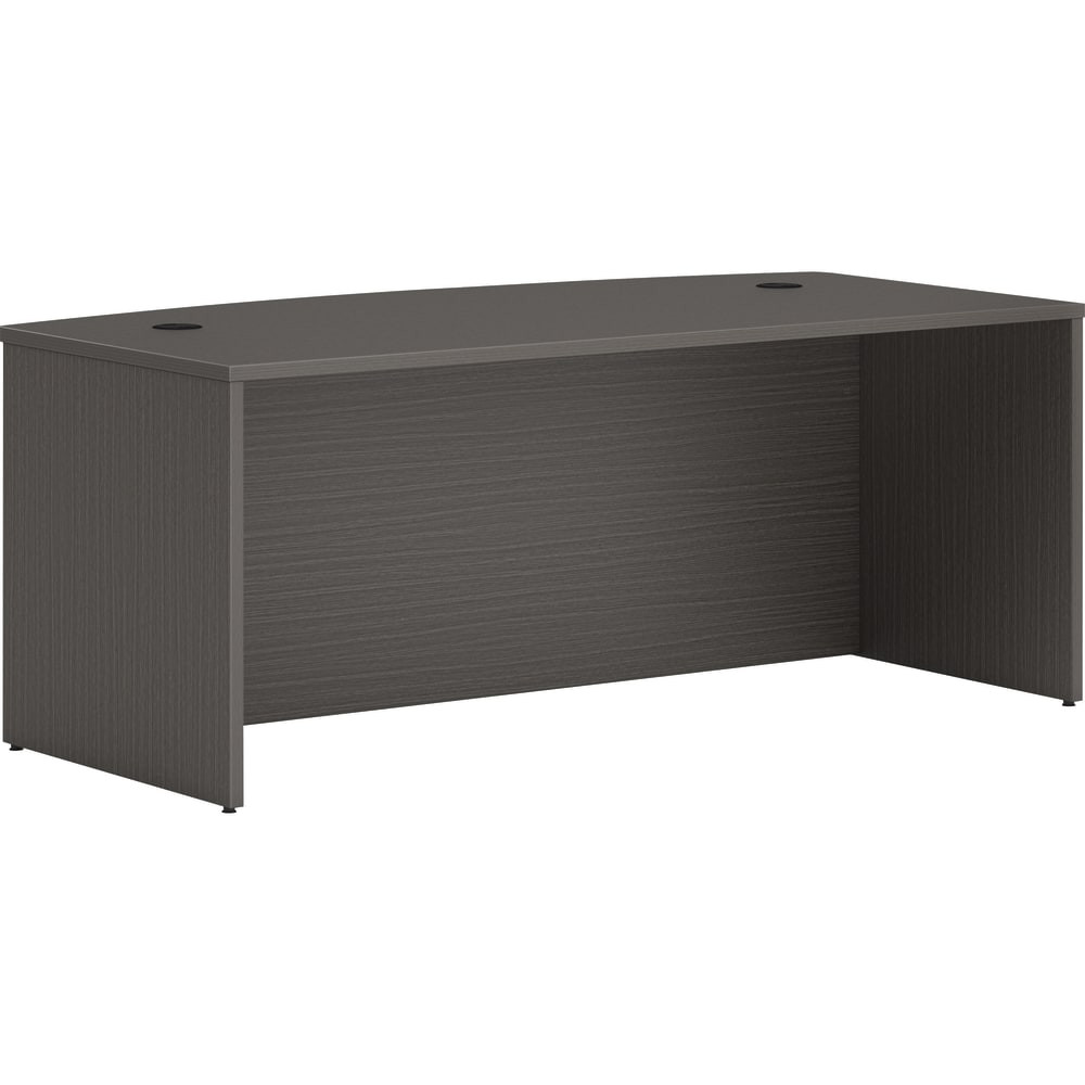 HNI CORPORATION HONLDS7236BLS1 HON Mod 72inW Bowfront Computer Desk, Slate Teak