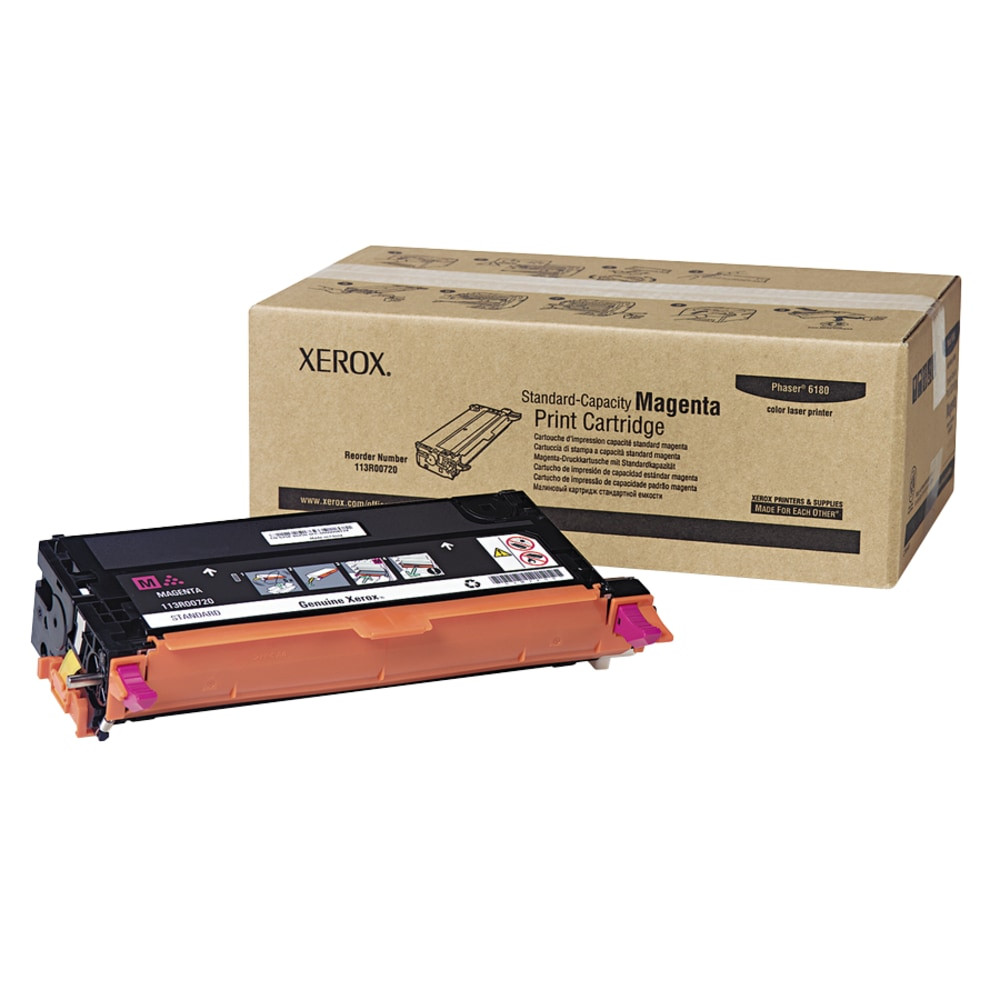 XEROX CORPORATION Xerox 113R00720  6180/6180MFP Magenta Toner Cartridge, 113R00720