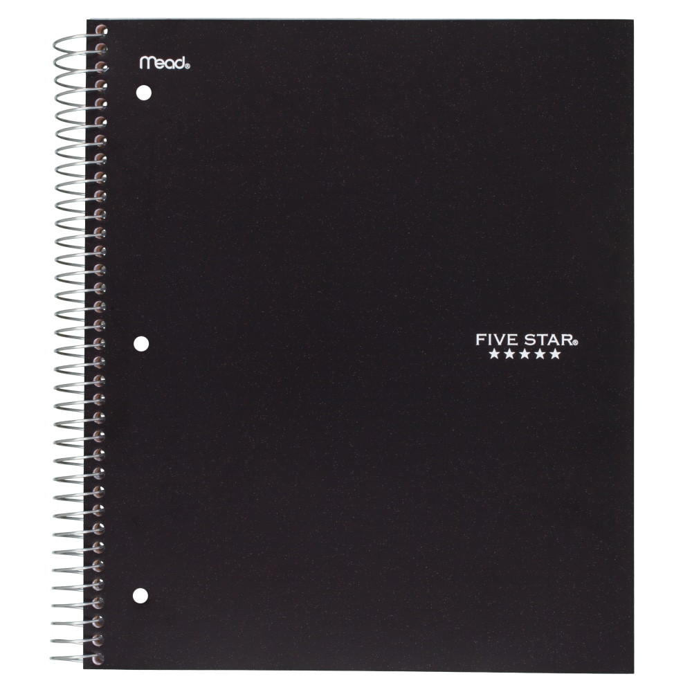 ACCO BRANDS USA, LLC Five Star 6046  Notebook, 8 1/2in x 11in, 5 Subjects, College Ruled, 200 Sheets, Assorted Colors (No Color Choice)