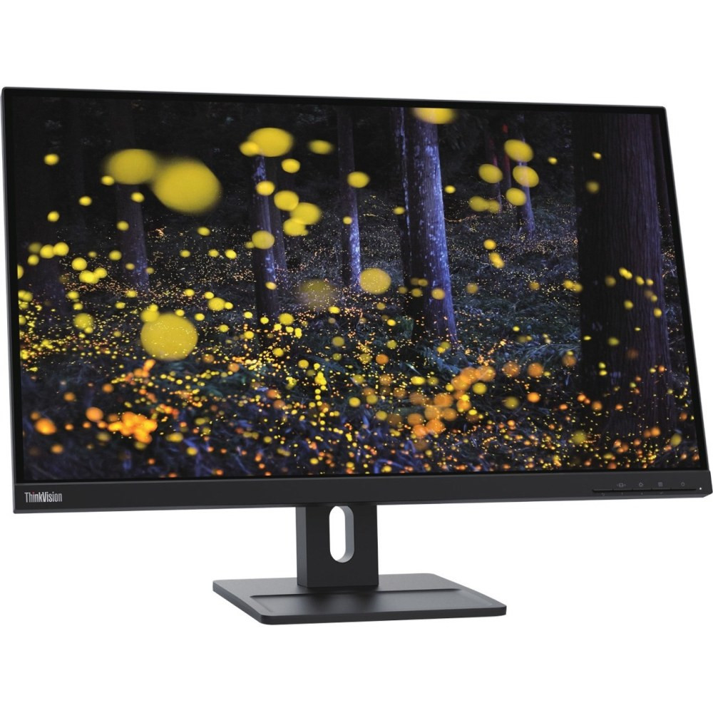 LENOVO, INC. Lenovo 62D0GAR1US  ThinkVision E27q-20 27in Class WQHD LCD Monitor - 16:9 - Raven Black - 27in Viewable - In-plane Switching (IPS) Technology - WLED Backlight - 2560 x 1440 - 16.7 Million Colors - 350 Nit - 4 ms - Speakers - HDMI - Displ