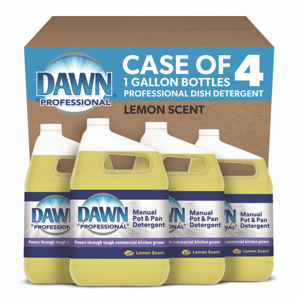 PROCTER & GAMBLE Dawn® Professional 57444CT Manual Pot/Pan Dish Detergent, Lemon, 4/Carton