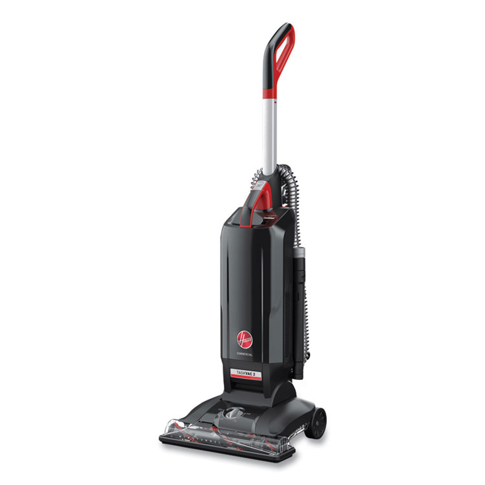 HOOVER COMPANY Commercial CH54100V Task Vac Hard Bag Lightweight Upright Vacuum, 14" Cleaning Path, Black