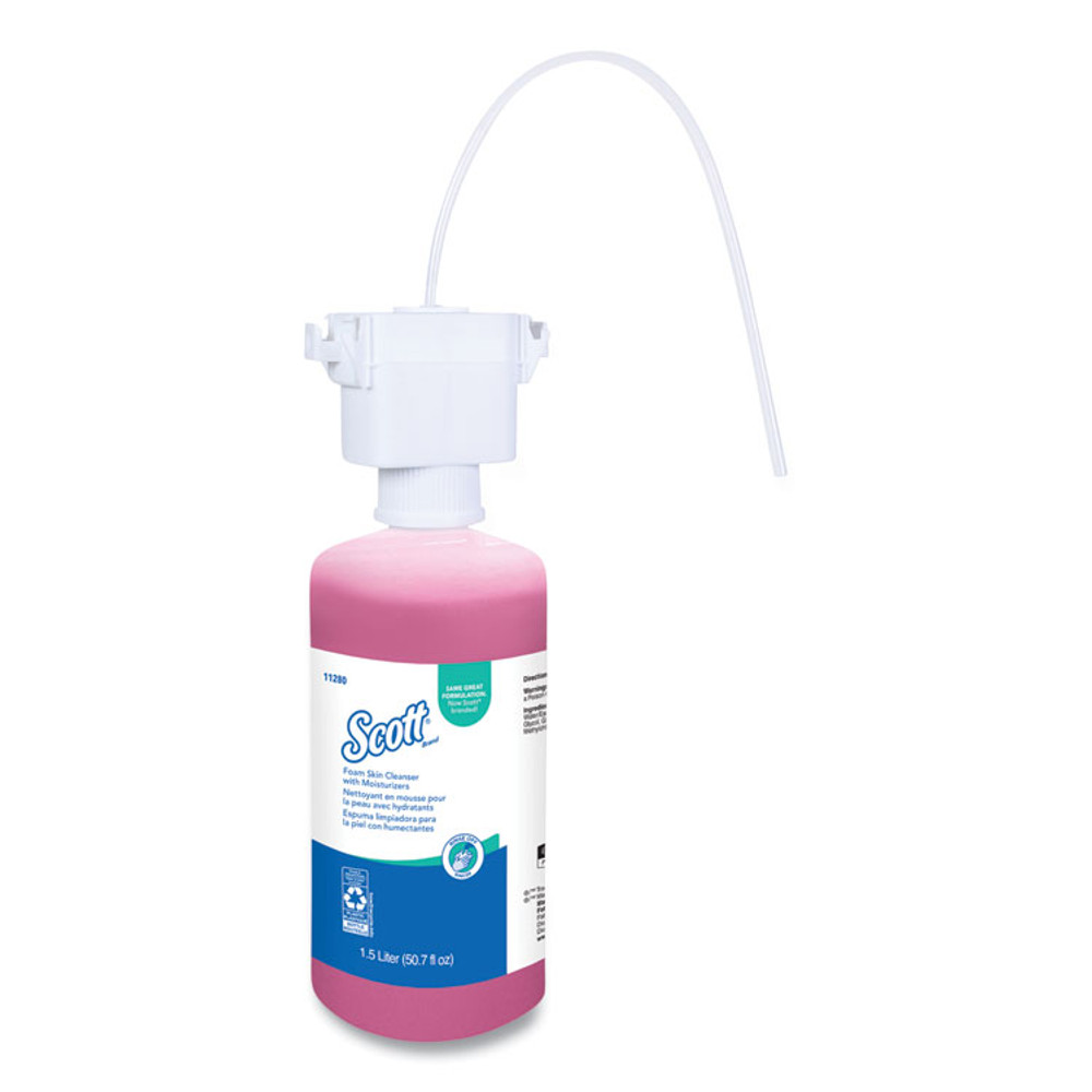 KIMBERLY-CLARK PROFESSIONAL Scott® 11280 Pro Foam Skin Cleanser with Moisturizers Refill, Citrus Scent, 1.5 L, 2/Carton