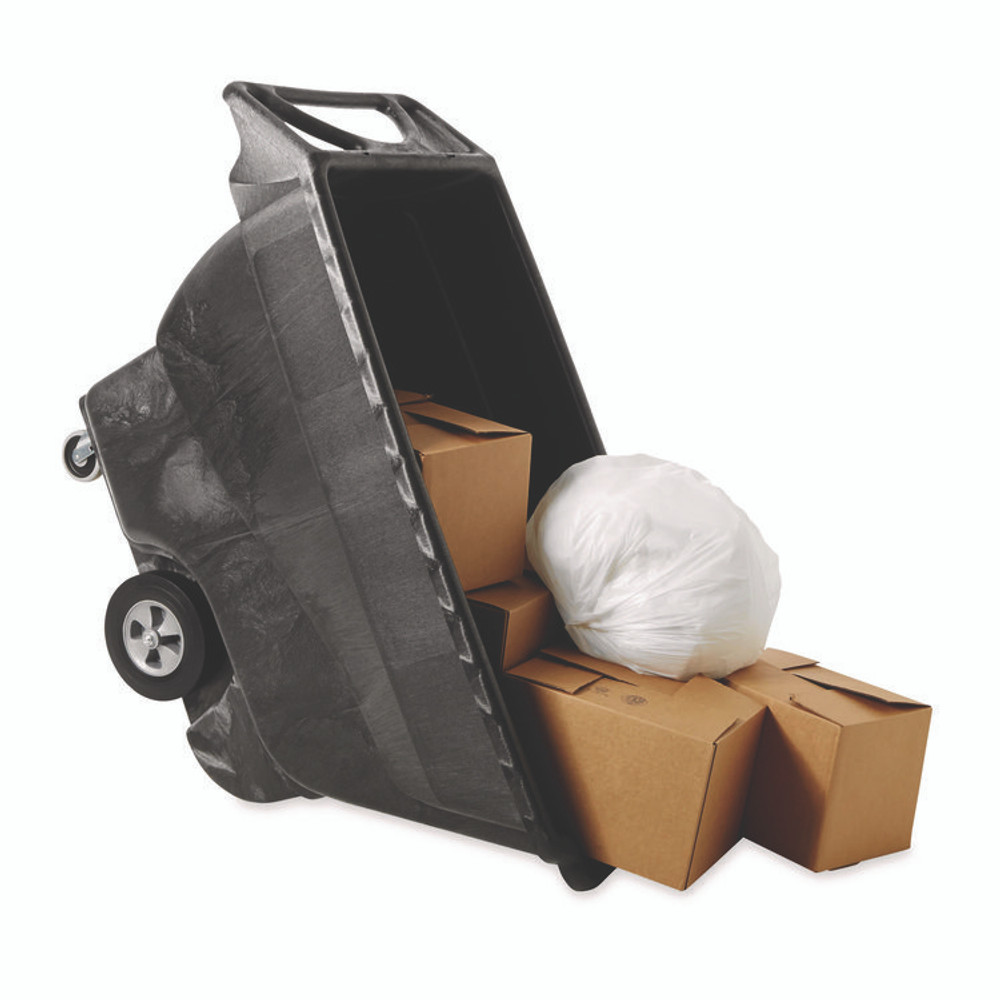 RUBBERMAID COMMERCIAL PROD. 9T15 BLA 1 cu yd Structural Foam Tilt Truck, Standard Duty, 1,250 lb Capacity, Black