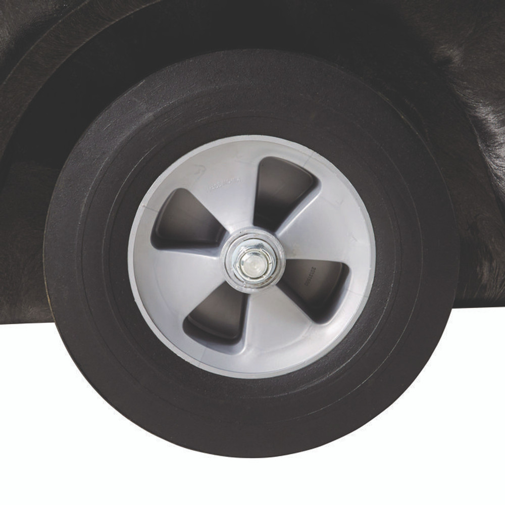 RUBBERMAID COMMERCIAL PROD. 9T15 BLA 1 cu yd Structural Foam Tilt Truck, Standard Duty, 1,250 lb Capacity, Black
