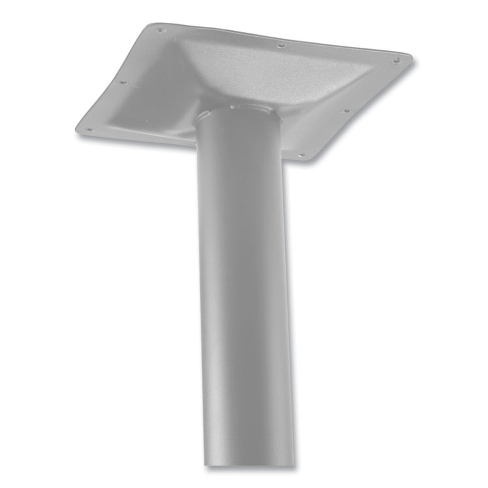 NATIONAL PUBLIC SEATING NPS® CG33636RB1MY Cafe Table, 36w x 36d x 42h, Square Top/Round Base, Mahogany Top, Gray Base