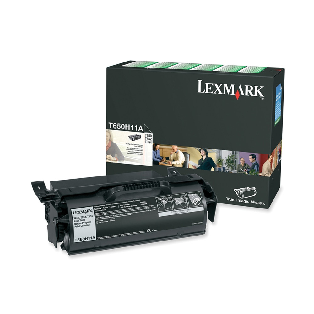 LEXMARK INTERNATIONAL, INC. Lexmark T650H11A  T650H11A Black High Yield Toner Cartridge