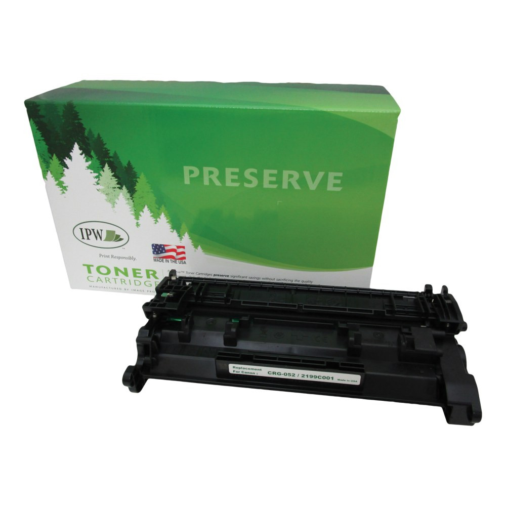 IMAGE PROJECTIONS WEST, INC. IPW Preserve 845-052-ODP  Remanufactured Black Toner Cartridge Replacement For Canon CRG 052, 2199C001, 845-052-ODP