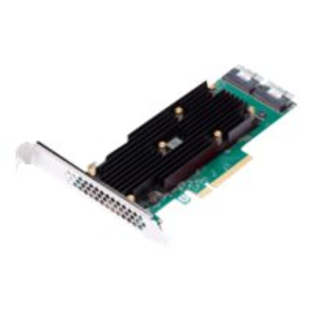 LSI LOGIC Broadcom 05-50077-00  MegaRAID 9560-16i - Storage controller (RAID) - 16 Channel - SATA 6Gb/s / SAS 12Gb/s / PCIe 4.0 (NVMe) - RAID RAID 0, 1, 5, 6, 10, 50, JBOD, 60 - PCIe 4.0 x8