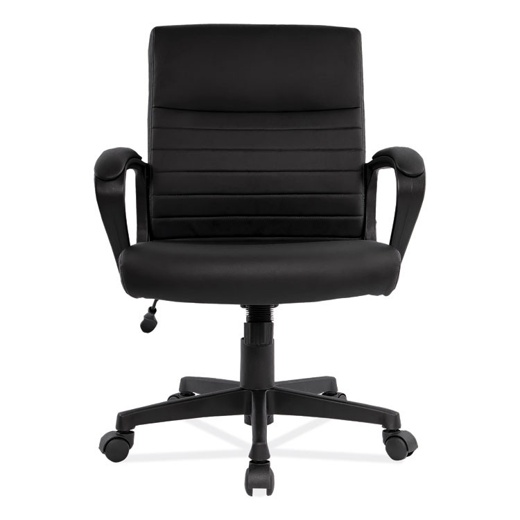 ALERA BC42B19 Alera Breich Series Manager Chair, Supports Up to 275 lbs, 16.73" to 20.39" Seat Height, Black Seat/Back, Black Base