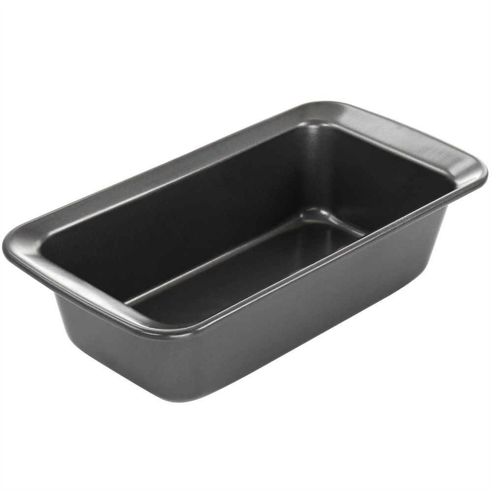 GIBSON OVERSEAS INC. 995117446M Gibson Baker's Friend Steel Non-Stick Loaf Pan, 8-1/2in x 4-7/16in, Gray