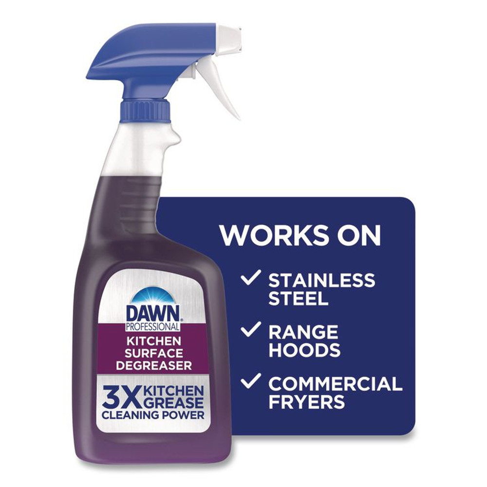 PROCTER & GAMBLE Dawn® Professional 07308 Kitchen Surface Degreaser, Fresh Scent, 32 oz Spray Bottle, 6/Carton