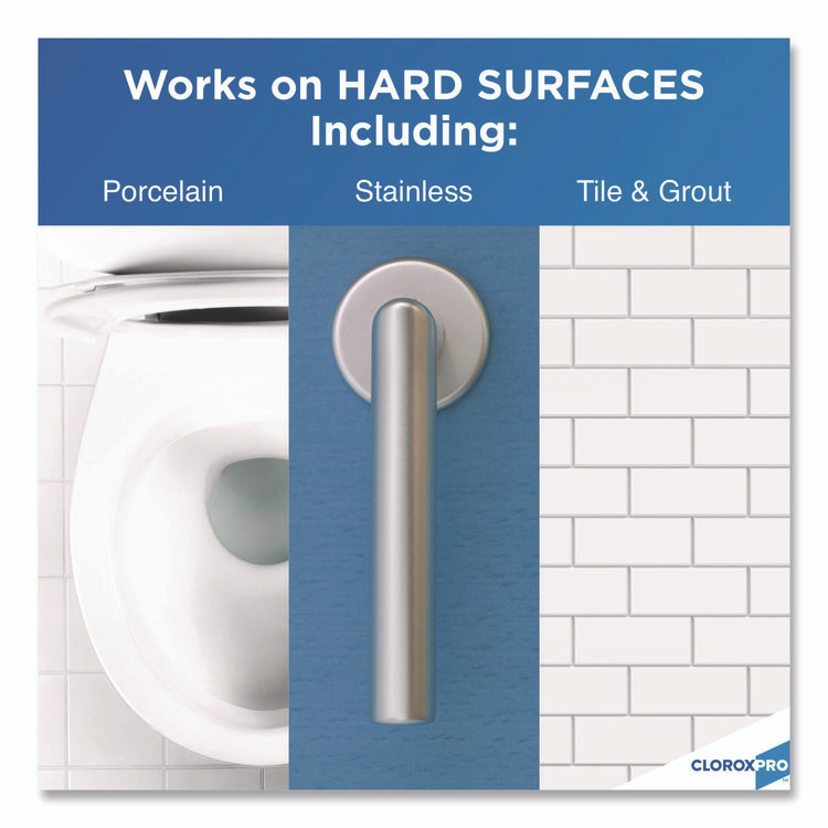 CLOROX SALES CO. 31351CT CloroxPro Urine Remover for Stains and Odors, 128 oz Refill Bottle, 4/Carton