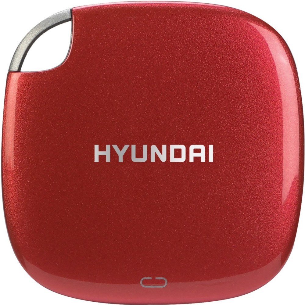 IBRIDGE MANUFACTURING INC HTESD1024R Hyundai 1TB Portable External Solid State Drive, 6KD179, Candy Apple Red