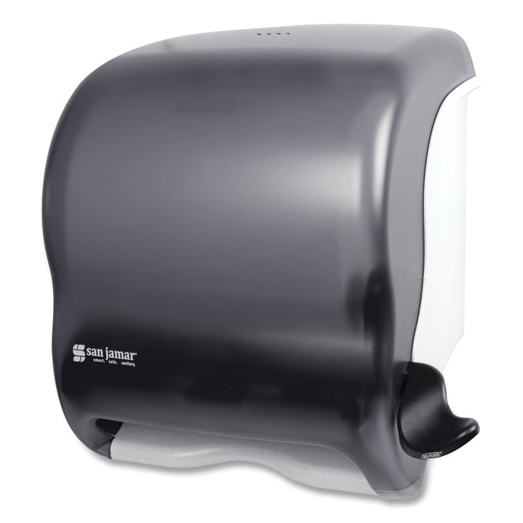CFS BRANDS San Jamar® T950TBK Element Lever Roll Towel Dispenser, Classic, 12.5 x 8.5 x 12.75, Black Pearl