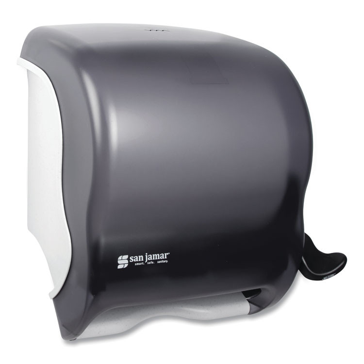 CFS BRANDS San Jamar® T950TBK Element Lever Roll Towel Dispenser, Classic, 12.5 x 8.5 x 12.75, Black Pearl
