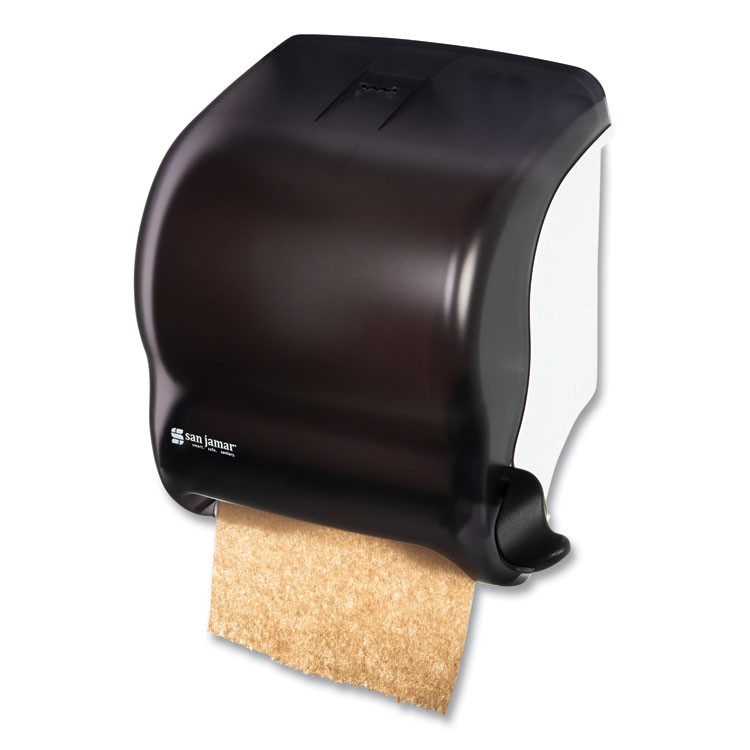 CFS BRANDS San Jamar® T950TBK Element Lever Roll Towel Dispenser, Classic, 12.5 x 8.5 x 12.75, Black Pearl