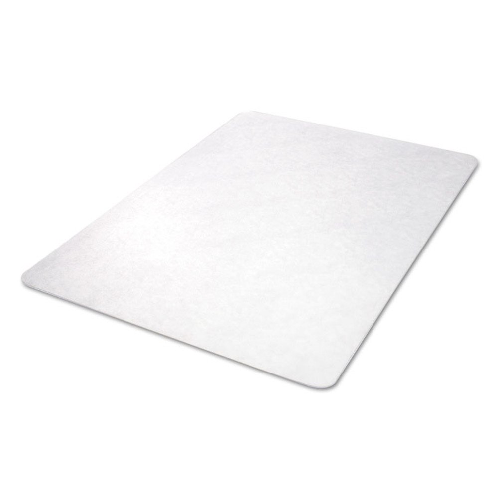 DEFLECTO CORPORATION CM21242COM EconoMat All Day Use Chair Mat for Hard Floors, Rolled Packed, 45 x 53, Clear