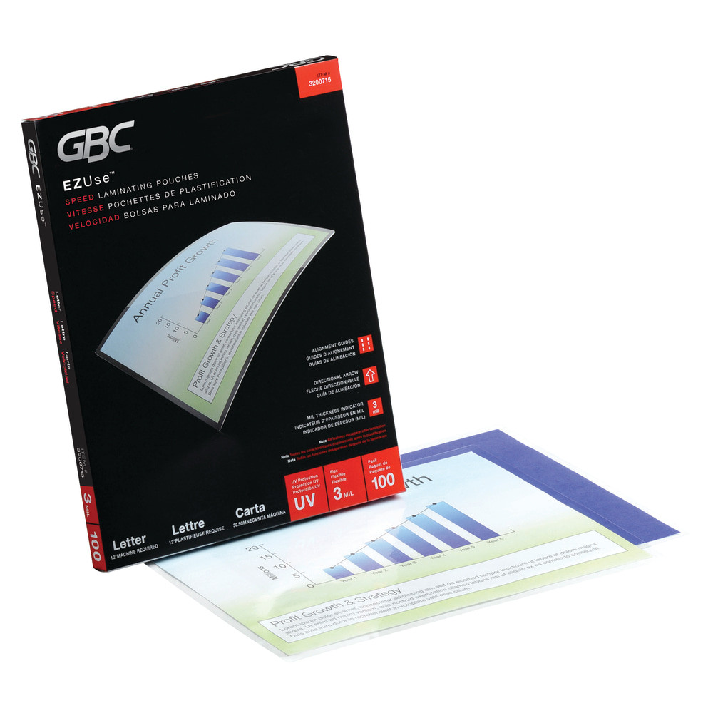 ACCO BRANDS USA, LLC GBC 3200715 Swingline GBC EZUse Thermal Laminating Pouches